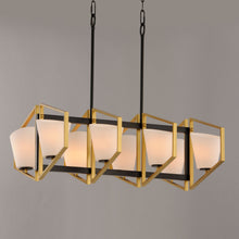 Load image into Gallery viewer, Oblique Linear Suspension Light in Detail.