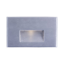 Load image into Gallery viewer, Path LED Step Light in Brushed Aluminum.