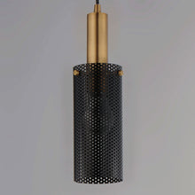 Load image into Gallery viewer, Perf Mini Pendant Light in Detail.