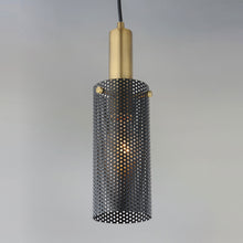 Load image into Gallery viewer, Perf Mini Pendant Light in Detail.