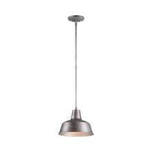 Load image into Gallery viewer, Pier M Outdoor Pendant Light in Weathered Zinc.