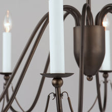 Load image into Gallery viewer, Plumette Chandelier in Detail.