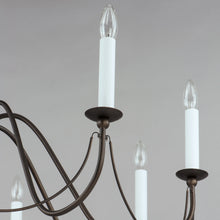 Load image into Gallery viewer, Plumette Chandelier in Detail.