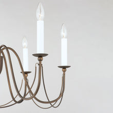 Load image into Gallery viewer, Plumette Chandelier in Detail.