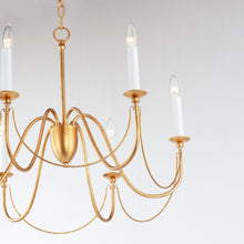 Load image into Gallery viewer, Plumette Chandelier in Detail.