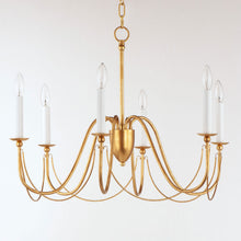 Load image into Gallery viewer, Plumette Chandelier in Detail.