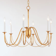 Load image into Gallery viewer, Plumette Chandelier in Detail.