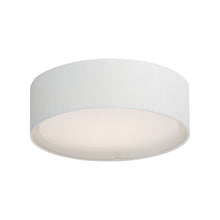 Load image into Gallery viewer, Prime LED Flush Mount Ceiling Light in White Linen (Small).