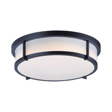 Load image into Gallery viewer, Rogue Flush Mount Ceiling Light in Black (3-Light).