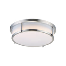 Load image into Gallery viewer, Rogue Flush Mount Ceiling Light in Satin Nickel (2-Light).