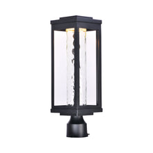 Load image into Gallery viewer, Salon Outdoor LED Post Light in Water Glass.