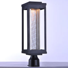 Load image into Gallery viewer, Salon Outdoor LED Post Light in Detail.