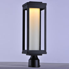 Load image into Gallery viewer, Salon Outdoor LED Post Light in Detail.