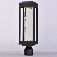 Load image into Gallery viewer, Salon Outdoor LED Post Light in Detail.