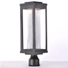 Load image into Gallery viewer, Salon Outdoor LED Post Light in Detail.