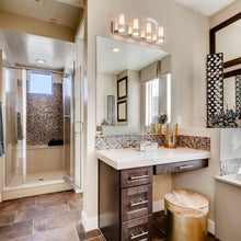 Load image into Gallery viewer, Silo Bath Vanity Light in bathroom.