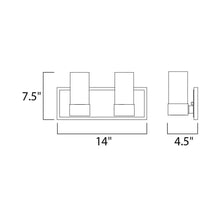 Load image into Gallery viewer, Silo Bath Vanity Light in bathroom.
