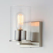 Load image into Gallery viewer, Sleek Bath Wall Light in Detail.