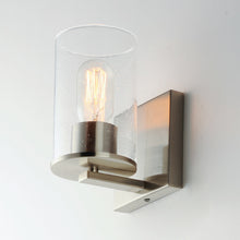 Load image into Gallery viewer, Sleek Bath Wall Light in Detail.