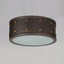 Load image into Gallery viewer, Trestle Flush Mount Ceiling Light in Detail.