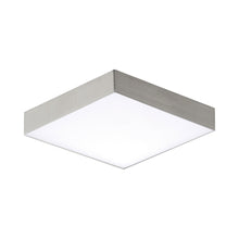 Load image into Gallery viewer, Trim LED Flush Mount Ceiling Light in Satin Nickel (X-Small/Square).
