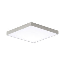 Load image into Gallery viewer, Trim LED Flush Mount Ceiling Light in Satin Nickel (Small/Square).
