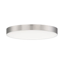 Load image into Gallery viewer, Trim LED Flush Mount Ceiling Light in Satin Nickel (Small/Round).