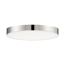 Load image into Gallery viewer, Trim LED Flush Mount Ceiling Light in Polished Chrome (Small/Round).