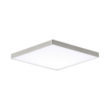 Load image into Gallery viewer, Trim LED Flush Mount Ceiling Light in Satin Nickel (Medium/Square).