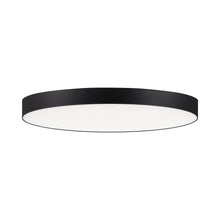 Load image into Gallery viewer, Trim LED Flush Mount Ceiling Light in Black (Medium/Round).