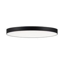 Load image into Gallery viewer, Trim LED Flush Mount Ceiling Light in Black (Large/Round).
