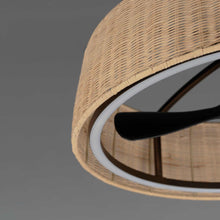 Load image into Gallery viewer, Tulum Outdoor LED Ceiling Fan in Detail.