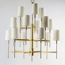 Load image into Gallery viewer, Uptown Multi Tier Chandelier in Detail.