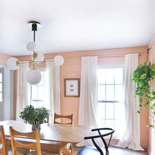 Load image into Gallery viewer, Vesper Pendant Light in dining room.