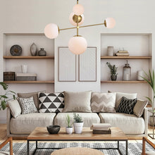 Load image into Gallery viewer, Vesper Pendant Light in living room.