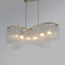 Load image into Gallery viewer, Victoria Linear Suspension Light in Detail.