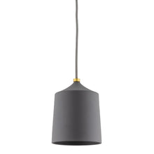 Load image into Gallery viewer, Megan Pendant Light in Aged Brass / Matte Black.