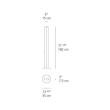 Load image into Gallery viewer, Megaron LED Floor Lamp - line drawing.