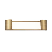Load image into Gallery viewer, Melrose LED Bath Wall Light in Small/Aged Brass.