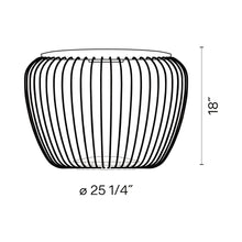 Load image into Gallery viewer, Meridiano Outdoor LED Floor Lamp - line drawing.