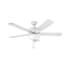 Load image into Gallery viewer, Metro Illuminated LED Ceiling Fan in Chalk White.