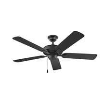 Load image into Gallery viewer, Metro Outdoor Ceiling Fan in Matte Black/Matte Black.