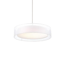 Load image into Gallery viewer, Metropolis LED Pendant Light in Brushed Nickel (Large).