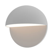 Load image into Gallery viewer, Mezza Cupola™ Outdoor LED Wall Light in Large/Textured Gray.