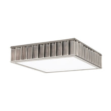 Load image into Gallery viewer, Middlebury Flush Mount Ceiling Light in Square/3-Light/Historic Nickel.