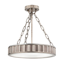 Load image into Gallery viewer, Middlebury Semi-Flush Mount Ceiling Light in Historic Nickel.