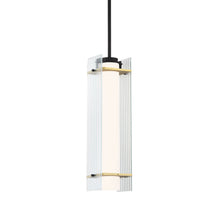 Load image into Gallery viewer, Midnight Gold LED Pendant Light Detail.