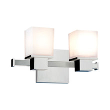 Load image into Gallery viewer, Milford Bath Vanity Wall Light in Polished Nickel.