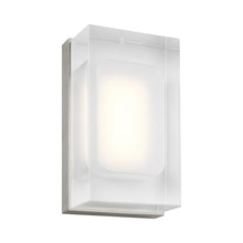 Load image into Gallery viewer, Milley LED Wall Light in Satin Nickel (7-Inch).