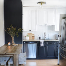 Load image into Gallery viewer, Milo Flush Mount Ceiling Light in kitchen.